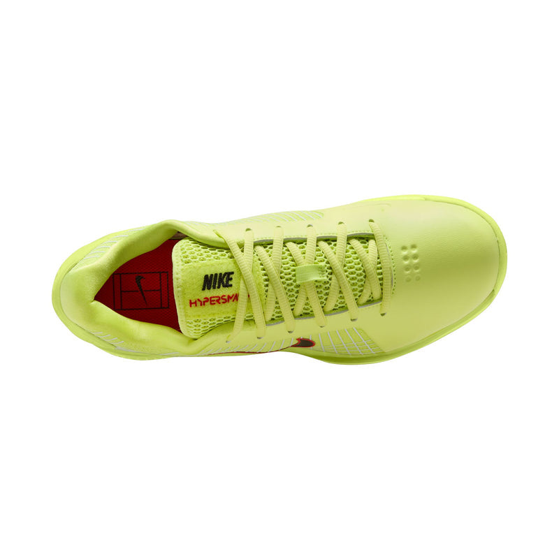 Men's Vapor 12 Hypersmash Hard Court Tennis Shoes in Lt Lemon Twist/Black-Lt Crimson-White