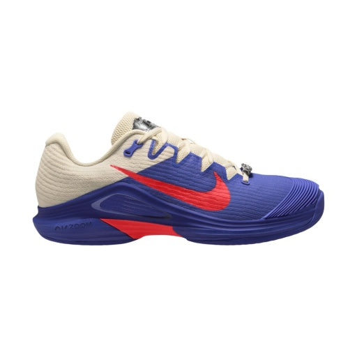 Men's Vapor 12 Premium Hard Court Tennis Shoes in Deep Night/Lt Crimson-Pale Ivory