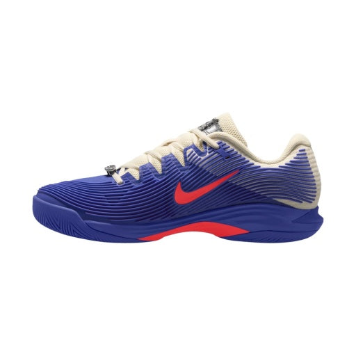 Men's Vapor 12 Premium Hard Court Tennis Shoes in Deep Night/Lt Crimson-Pale Ivory