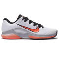 Men's Vapor 12 Premium Hard Court Tennis Shoes in White/Hot Lava-Wolf Grey