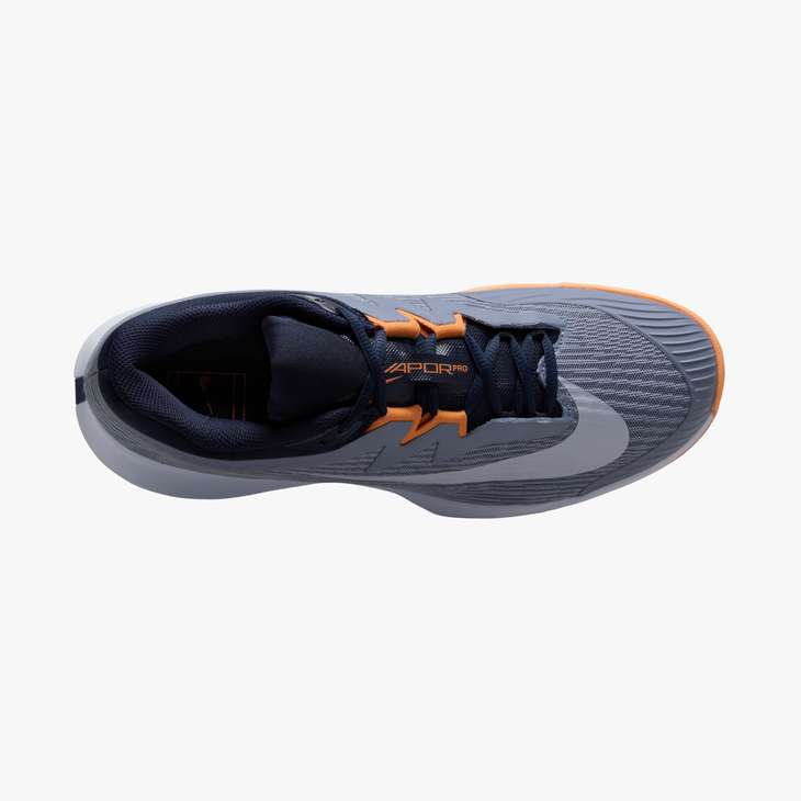 Men's Vapor Pro 3 Clay Court Shoes in Ashen Slate/Football Grey-Obsidian