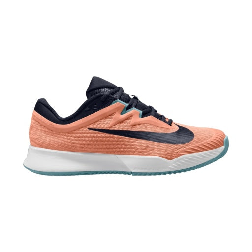 Men's Vapor Pro 3 Clay Court Tennis Shoes in Apricot Agate/Obsidian-White-Denim Turq