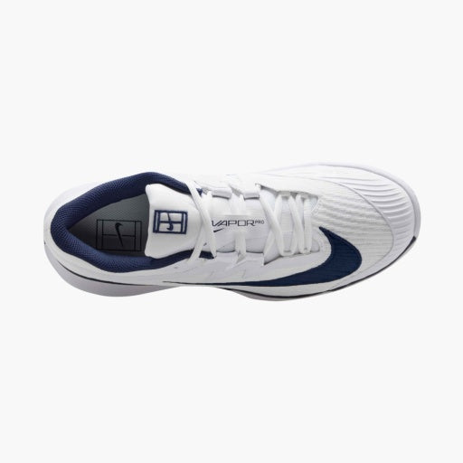 Men's Vapor Pro 3 Premium Hard Court Tennis Shoes in White/White-Midnight Navy