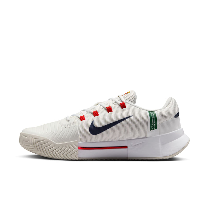 Men's Zoom GP Challenge 1 Hard Court Shoes in Summit White/Binary Blue-Light Bone