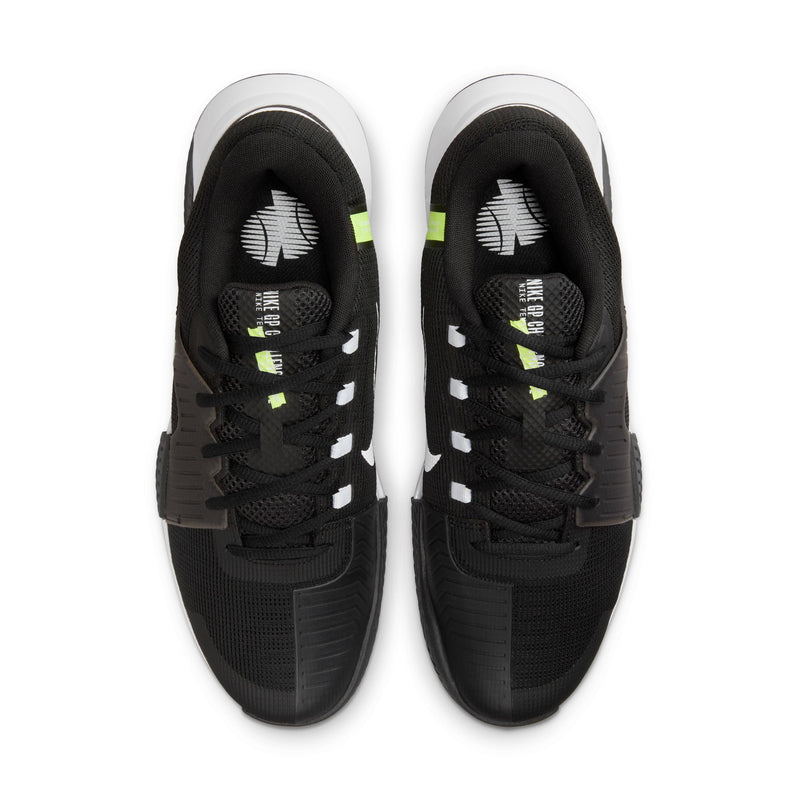 Men's Zoom GP Challenge 1 Hard Court Tennis Shoes in Black/White-Black