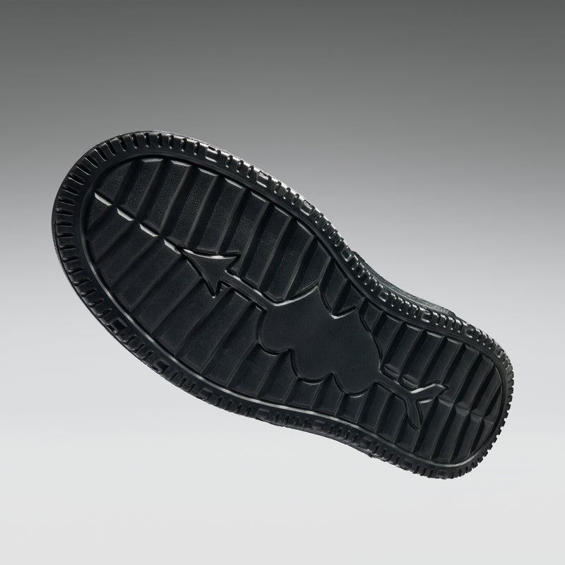 Metamorphosis Distressed Mary Janes- Charcoal sole view