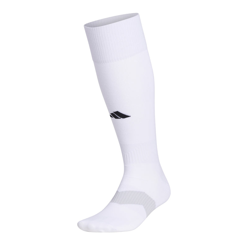 Metro 6 OTC large socks, white with black logo on the side