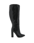 MILLA CURVE - BLACK CROC-Boots-Billini-BILLINI USA