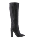 MILLA WIDE FIT - BLACK CROC-Boots-Billini-BILLINI USA