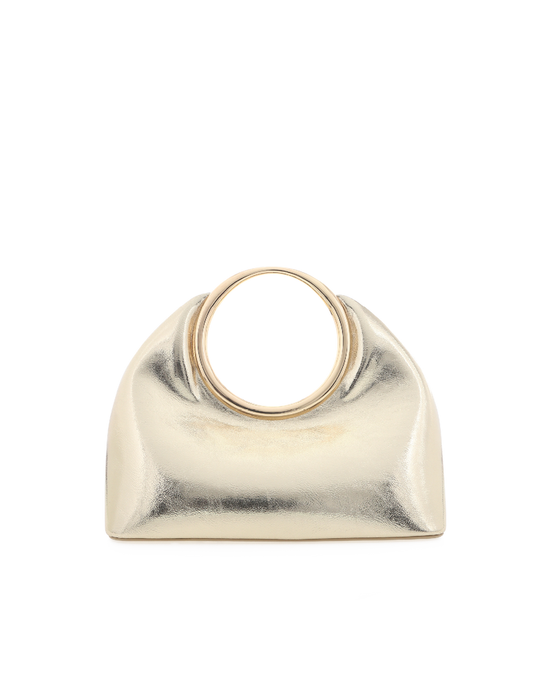 MONROE HANDLE BAG - GOLD METALLIC-Handbags-Billini-BILLINI USA