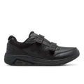 New Balance Men's Hook and Loop Leather 928v3 Walking Shoes in BLACK