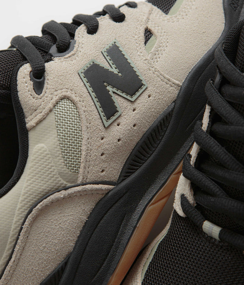 New Balance Numeric 1010 Tiago Lemos Shoes in Sea Salt and Black