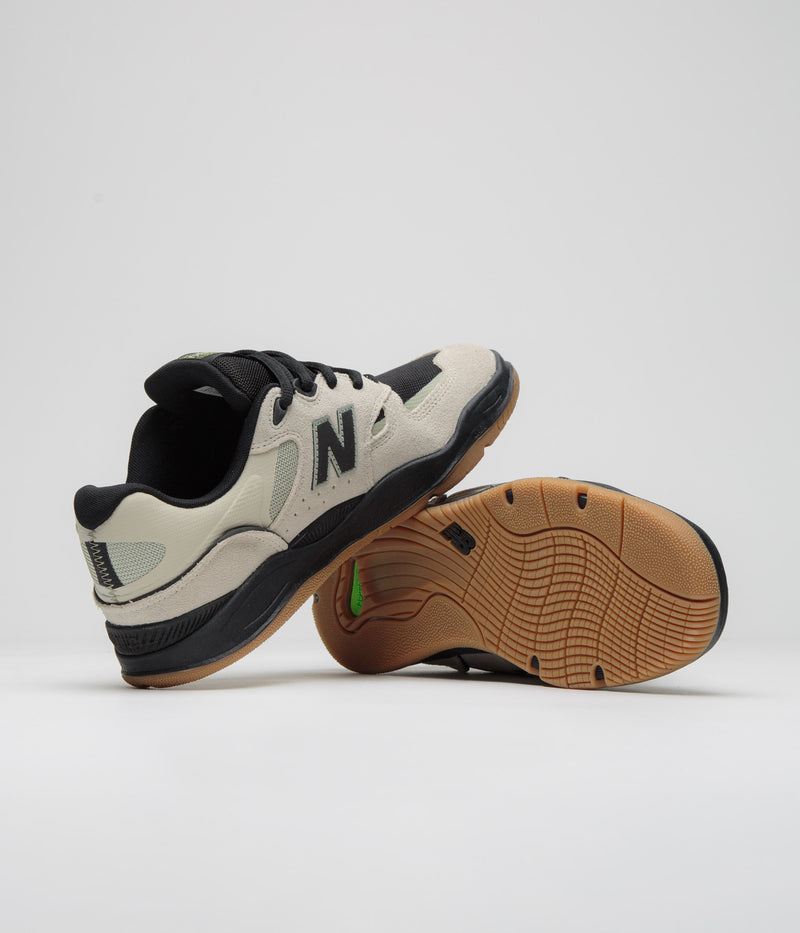 New Balance Numeric 1010 Tiago Lemos Shoes in Sea Salt and Black