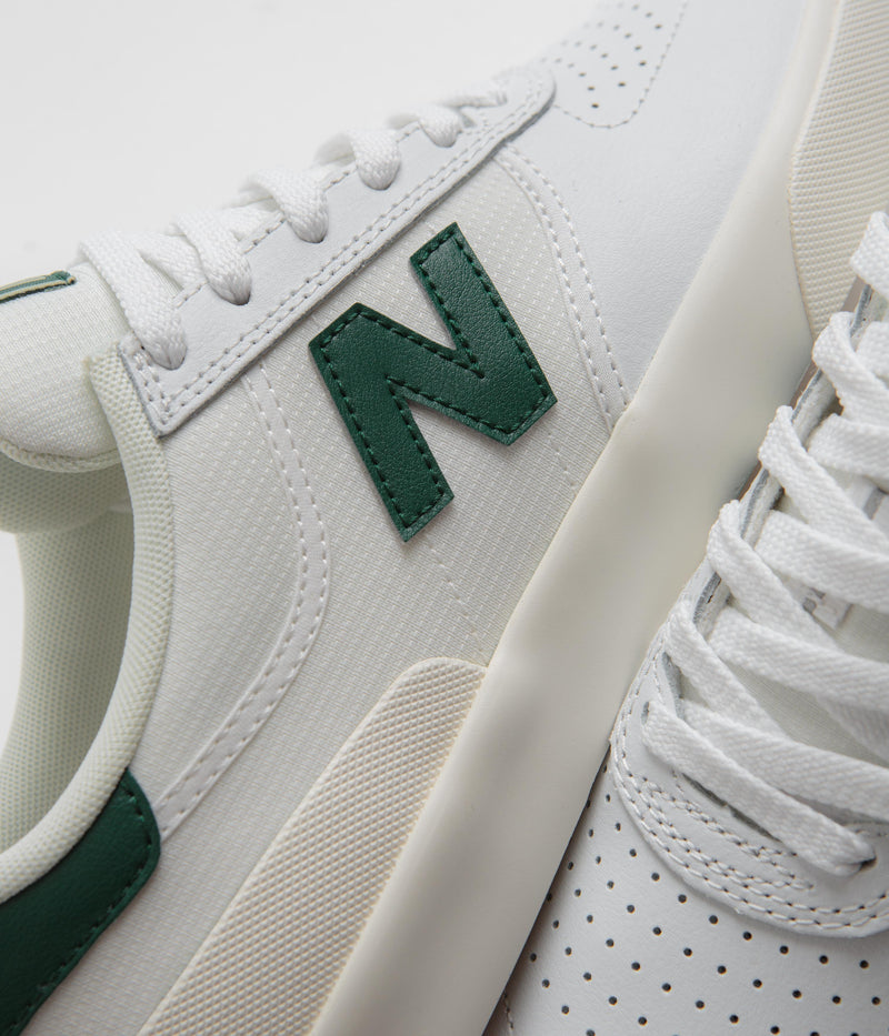 New Balance Numeric 272 Shoes in White and Green