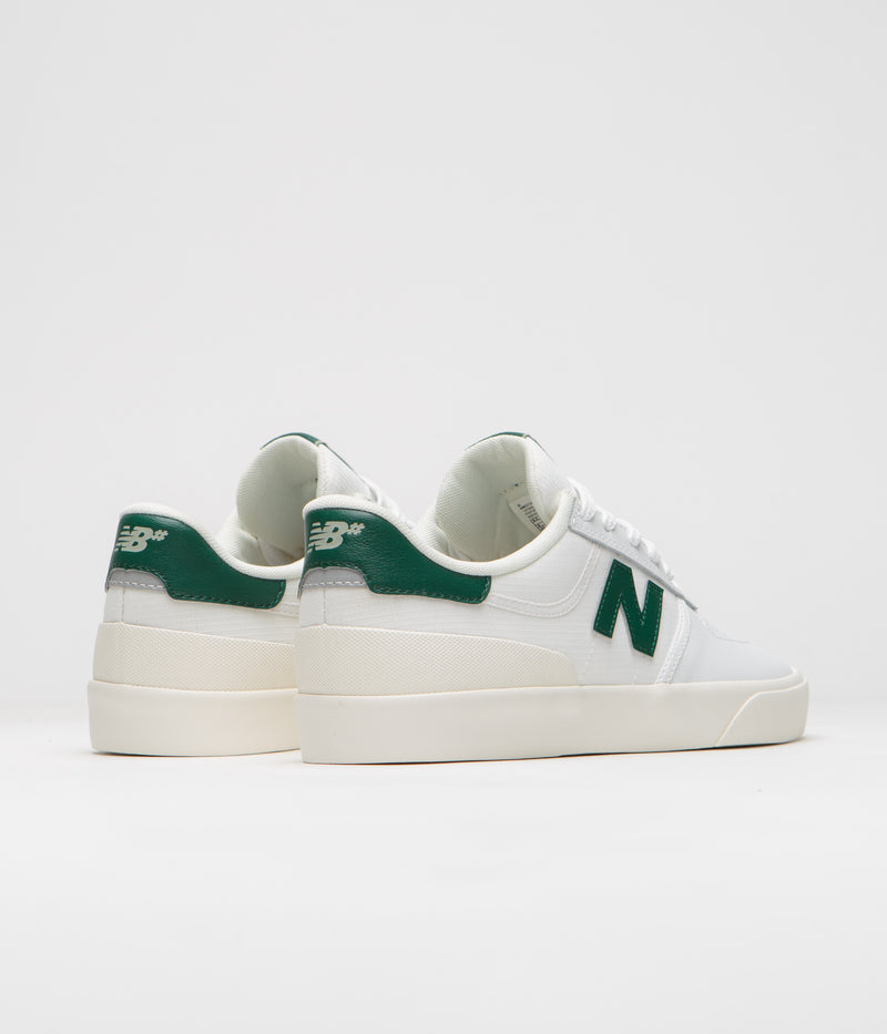 New Balance Numeric 272 Shoes in White and Green