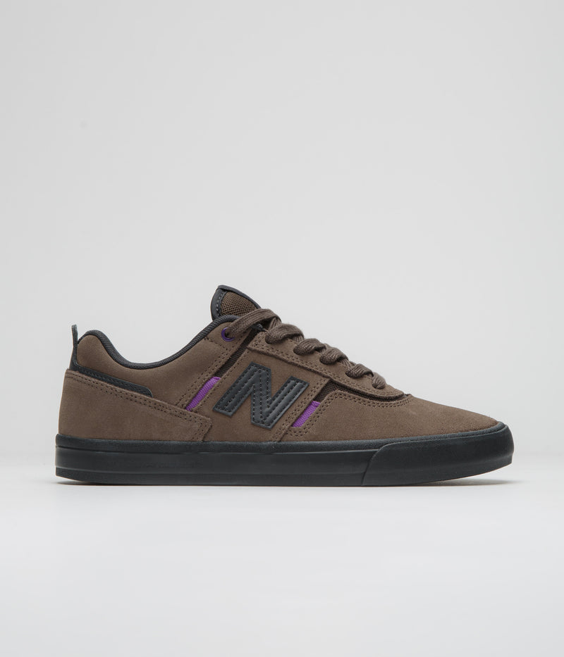 New Balance Numeric 306 Jamie Foy Shoes in Brown and Black / Purple