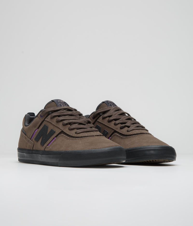 New Balance Numeric 306 Jamie Foy Shoes in Brown and Black / Purple