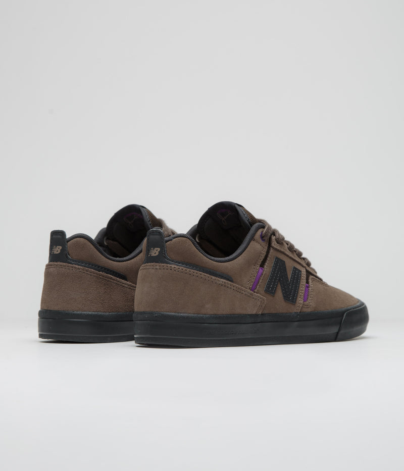 New Balance Numeric 306 Jamie Foy Shoes in Brown and Black / Purple
