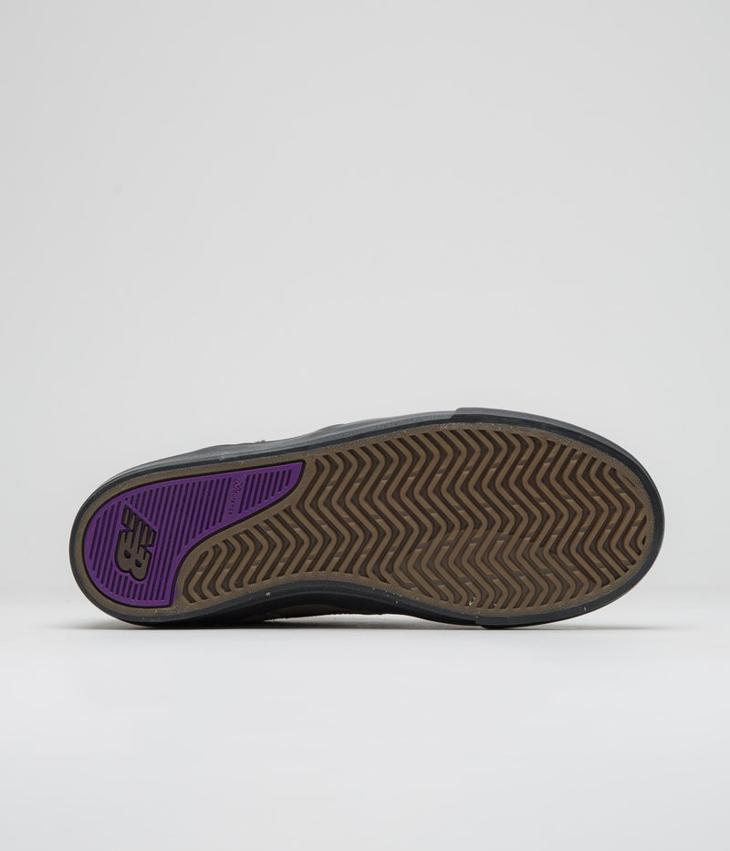 New Balance Numeric 306 Jamie Foy Shoes in Brown and Black / Purple