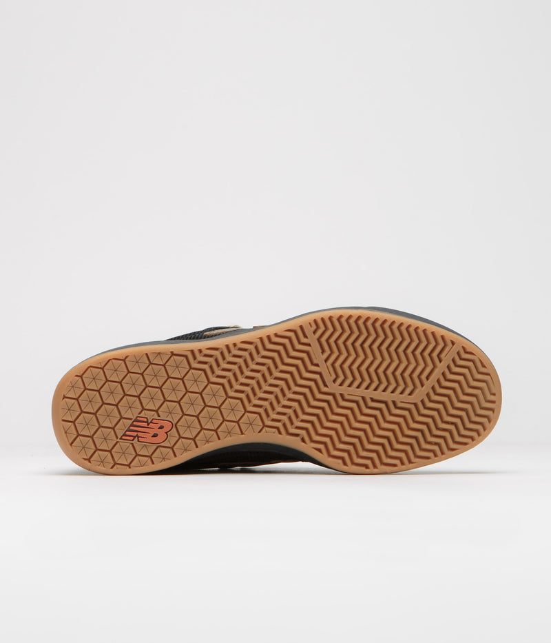 New Balance Numeric 440 Shoes in Black and Olive / Gum