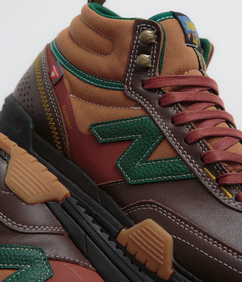 New Balance Numeric 440 Trail Mid Shoes in Brown and Black