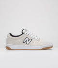 New Balance Numeric 480 Shoes in Cream and White
