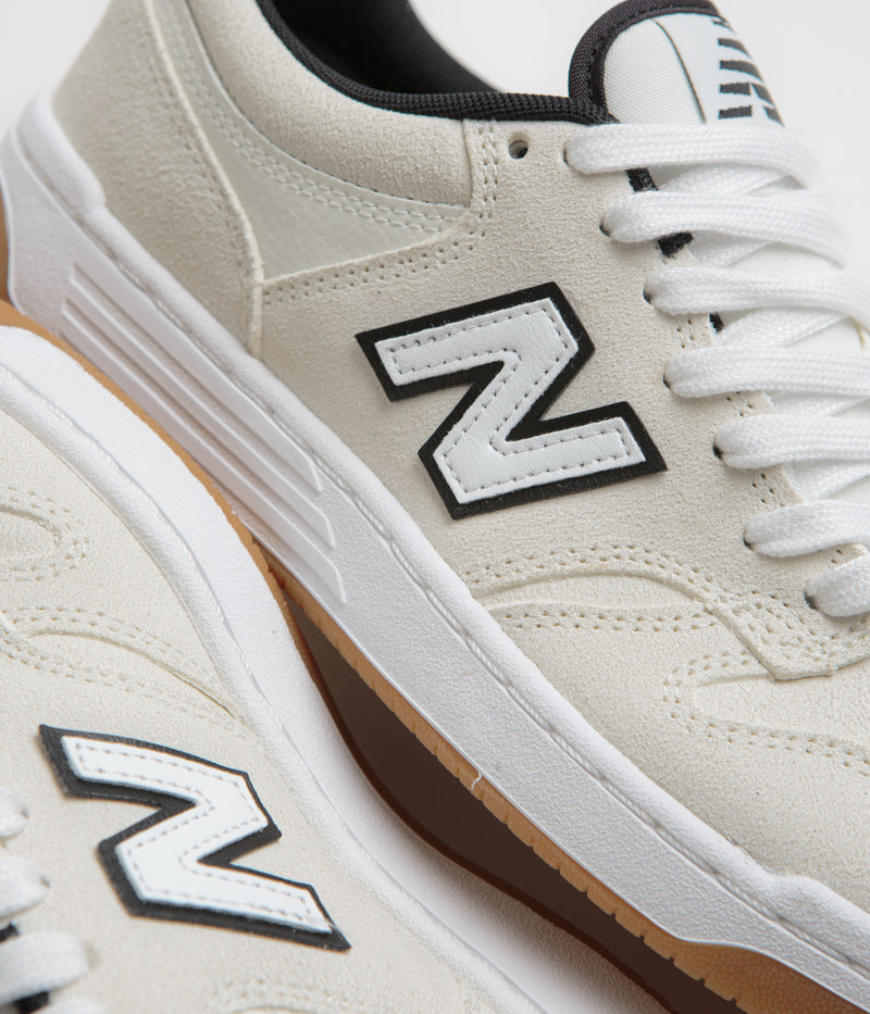 New Balance Numeric 480 Shoes in Cream and White