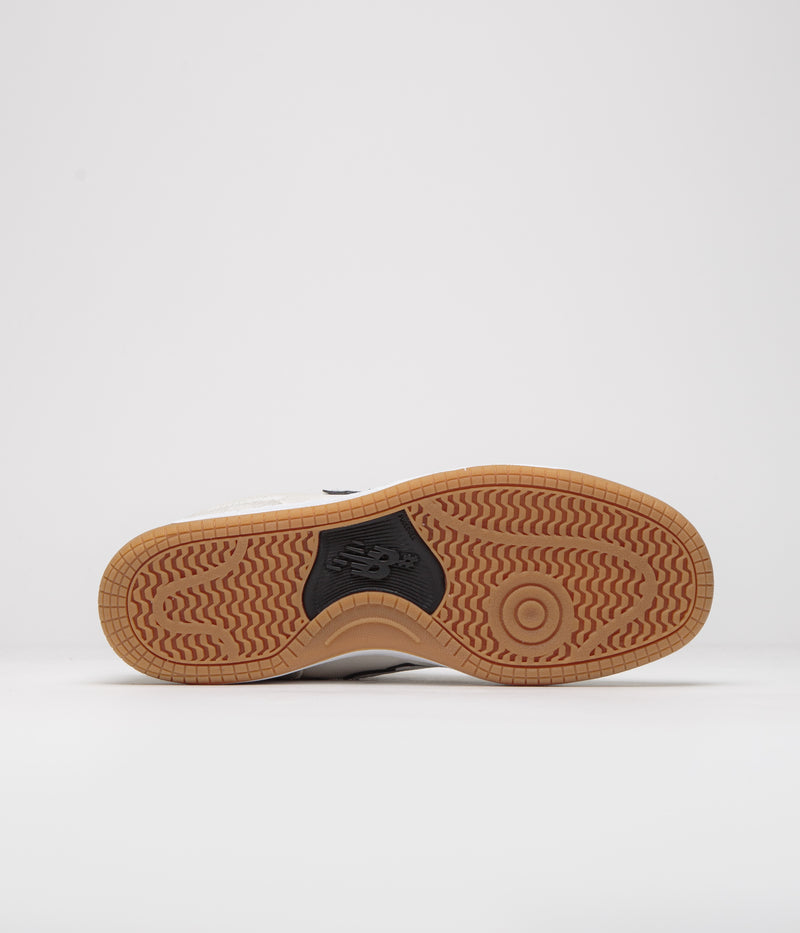 New Balance Numeric 480 Shoes in Cream and White