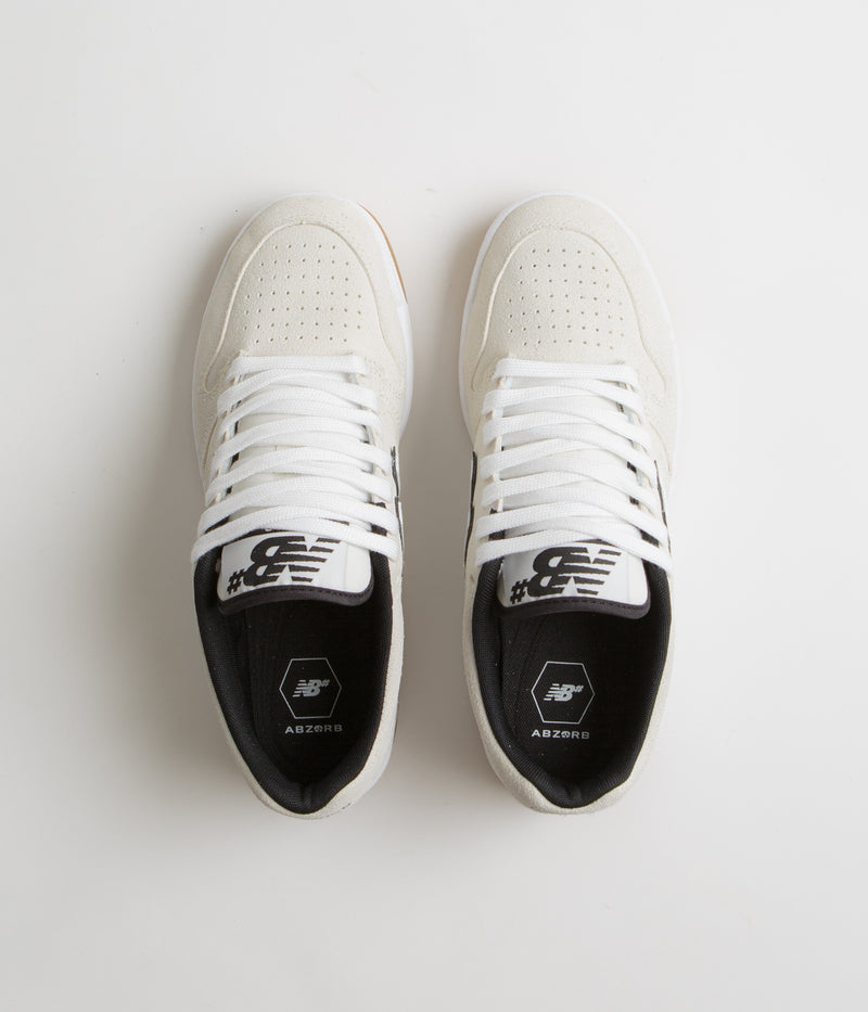 New Balance Numeric 480 Shoes in Cream and White