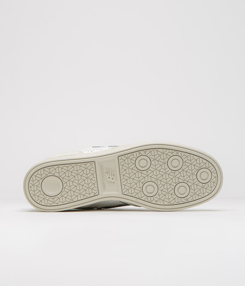 New Balance Numeric 508 Brandon Westgate Shoes in Sea Salt and Green