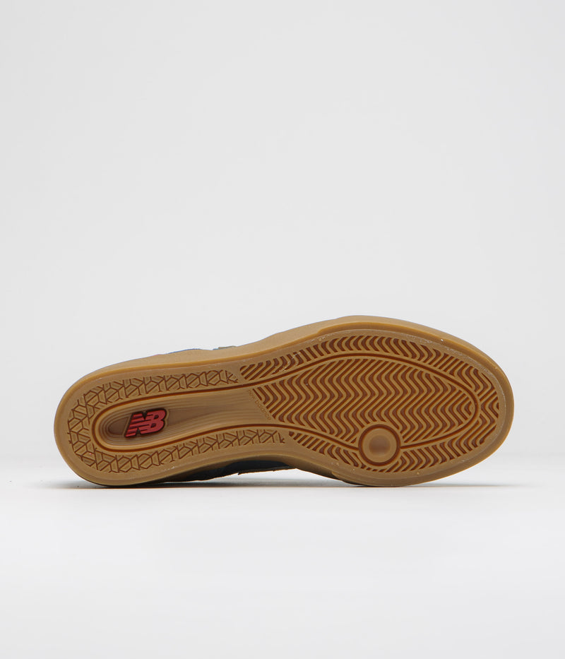 New Balance Numeric 574 Shoes in Blue Indigo and Gum