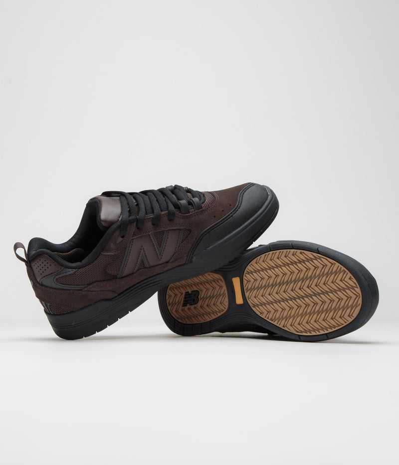 New Balance Numeric 808 Tiago Lemos Shoes in Brown and Black