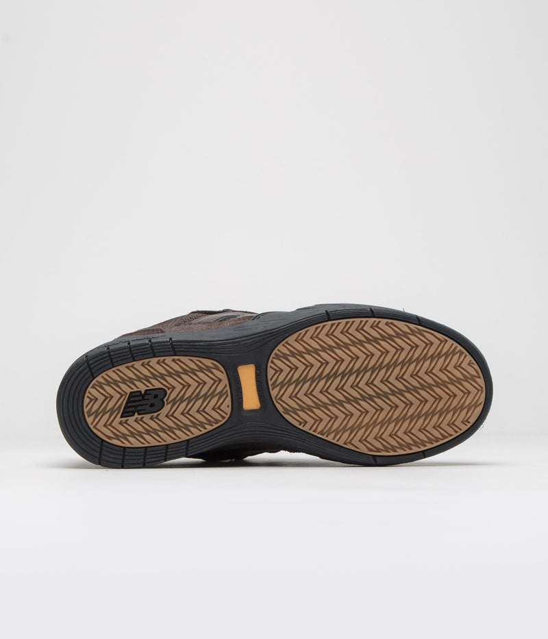 New Balance Numeric 808 Tiago Lemos Shoes in Brown and Black