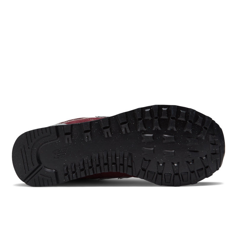 New Balance Women's 574 Core Sport Lifestyle Shoes in Burgundy