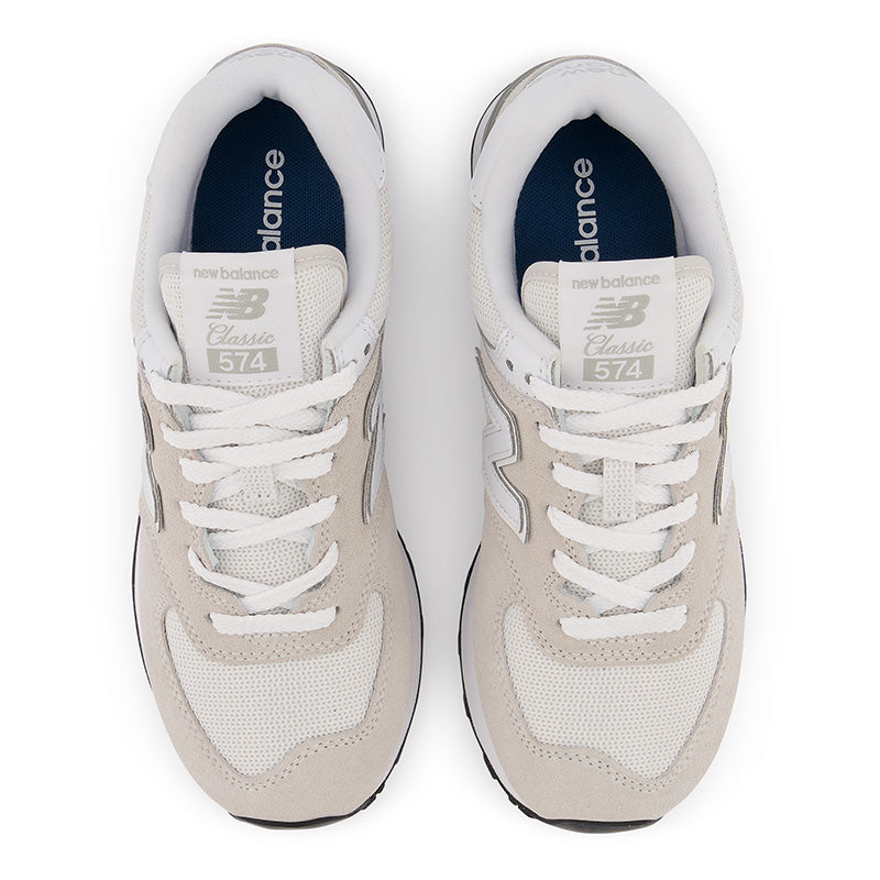 New Balance Women's 574 Core Sport Lifestyle Shoes in Grey/White