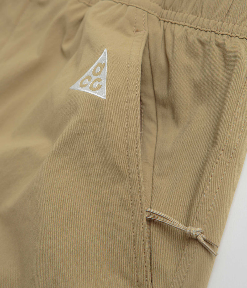 Nike ACG Hiking Shorts in Parachute Beige and Summit White
