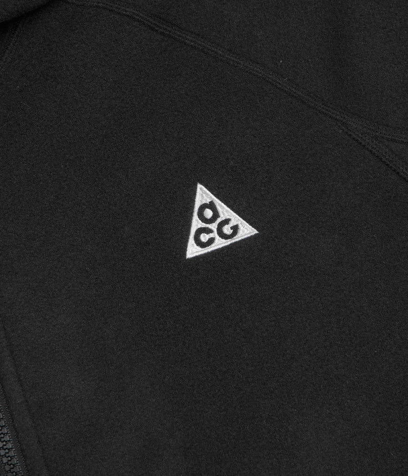 Nike ACG Wolf Tree Full Zip Hoodie in Black and Anthracite / Summit White