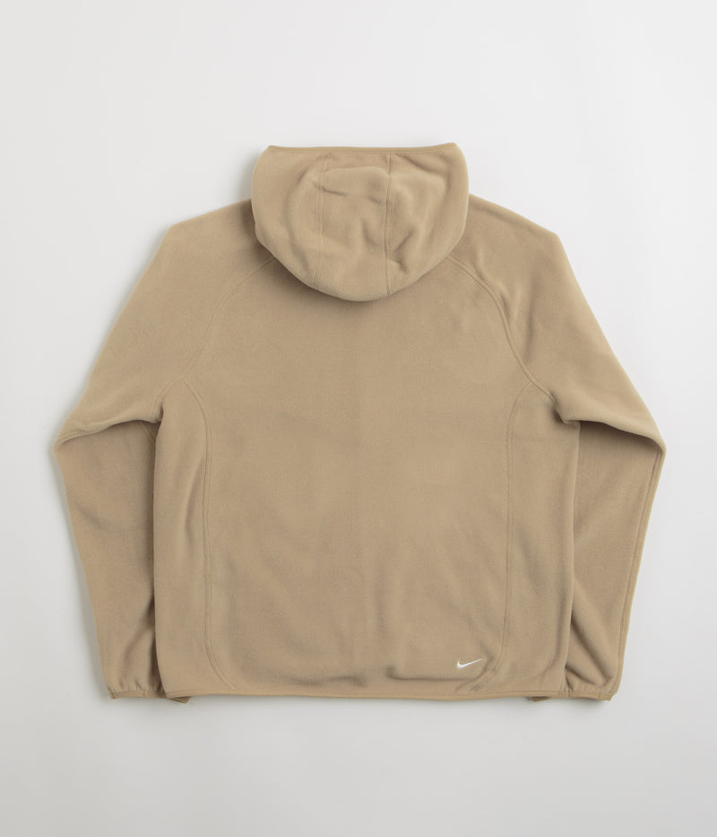 Nike ACG Wolf Tree Full Zip Hoodie in Parachute Beige and Summit White