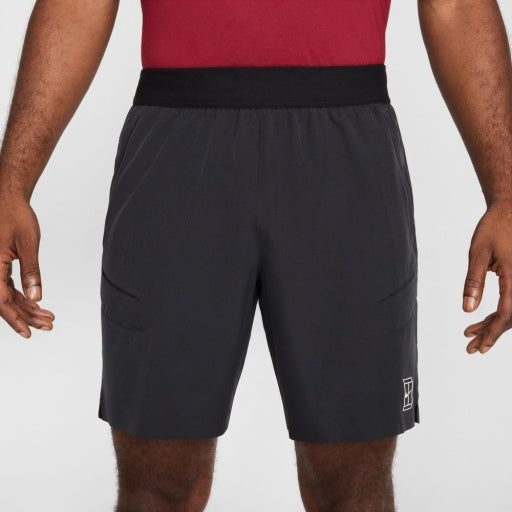 NikeCourt Advantage Men's Dri-FIT 8" Tennis Shorts Black/White