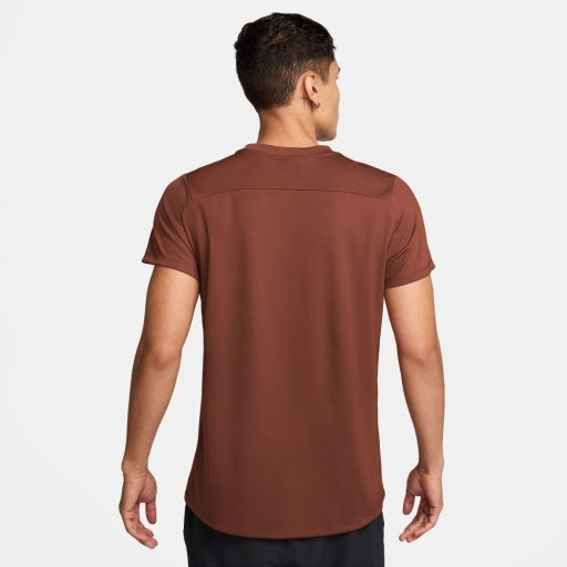 NikeCourt Victory Men's Dri-FIT Tennis Top Mars Stone/White