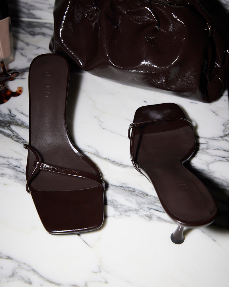 NURI - CHOCOLATE SHINE-Heels-Billini-BILLINI USA