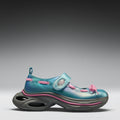 Ocean Waves Chunky Mary Janes right side view