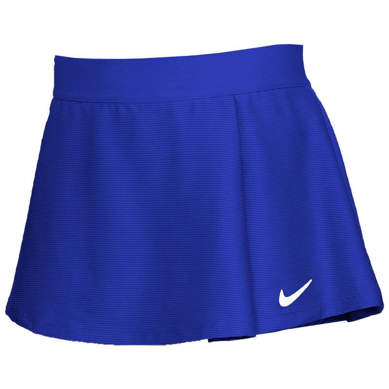 Older Kids' (Girls') Court Dri-FIT Victory Tennis Skirt in Concord/(White)