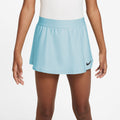 Older Kids' (Girls') Court Dri-FIT Victory Tennis Skirt in Glacier Blue/Black