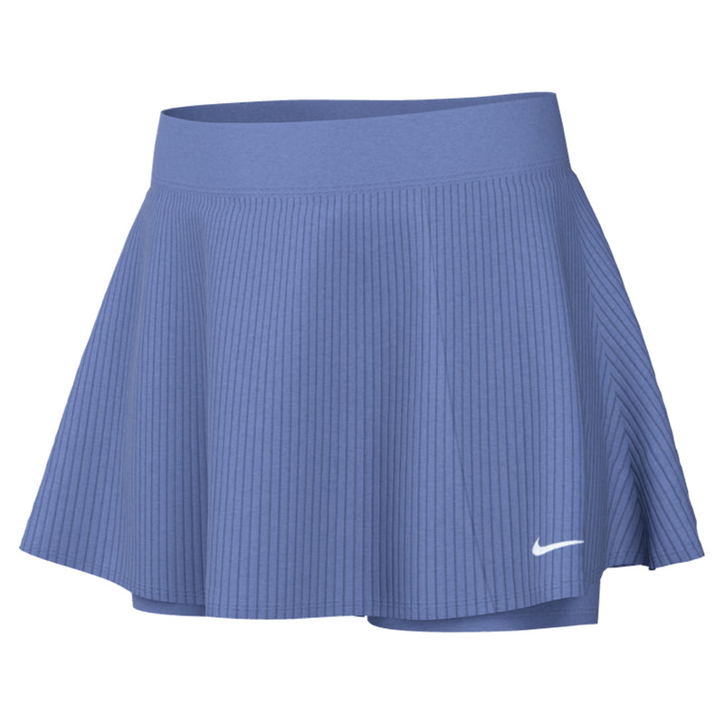 Older Kids' (Girls') Court Dri-FIT Victory Tennis Skirt in Polar/White