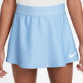 Older Kids' (Girls') Court Dri-FIT Victory Tennis Skirt in Psychic Blue/White