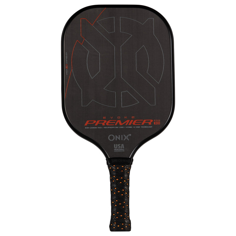 Onix Evoke Premier Pro Raw Carbon Fibre Pickleball Paddle