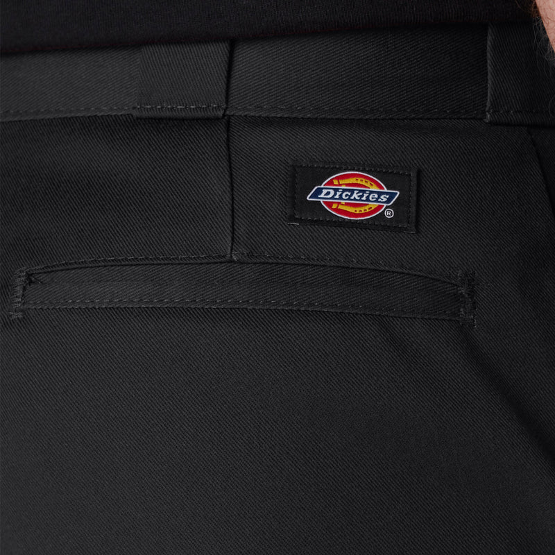 Black work pants with Dickies waistband patch