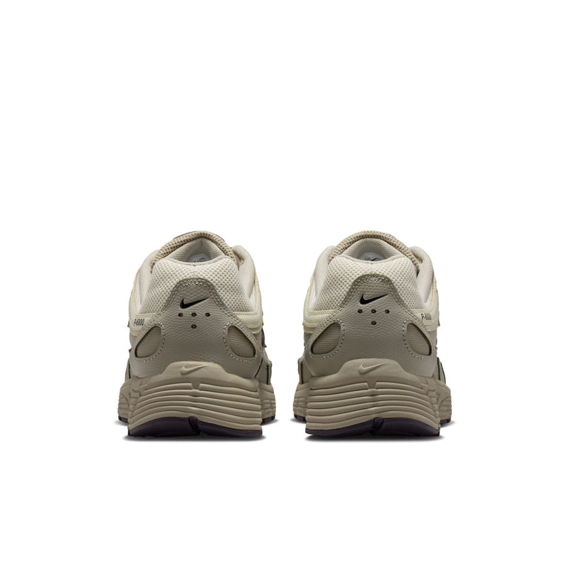 Men's Nike P-6000 SE sneakers, rear view with padded heel and black Nike logo
