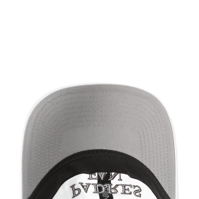 Close-up of New Era patch on inside of baseball cap brim
